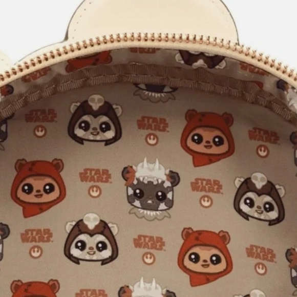 NWT Star Wars Sherpa Ewok LE1000 Mini Backpack - Picture 4 of 4